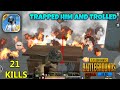 I Trapped Him & Trolled | PUBG Mobile Lite 21 Kills Solo Squad Gameplay
