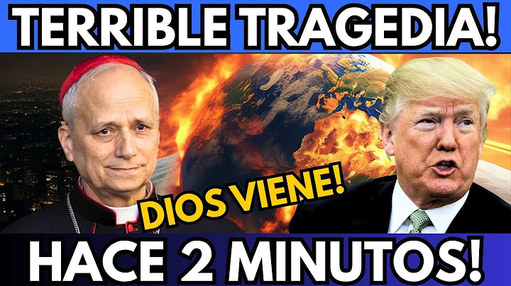 ¡Advertencia urgente! ¡Ha ocurrido una gran tragedia! Dios viene.