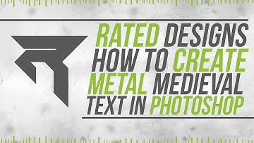 Medieval Text Tutorial In Photoshop By Rated Designs