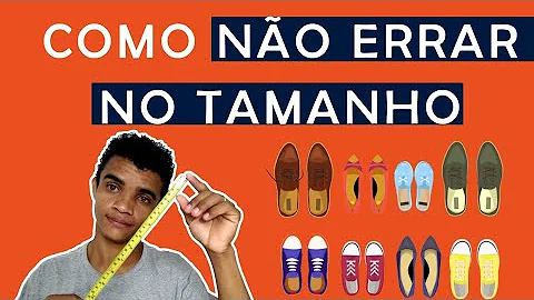Como converter tamanho de calçado?