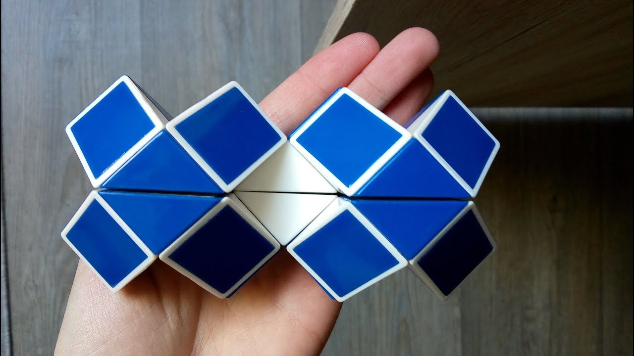 Rubik's snake or Rubik's twist - How to make flowers - YouTube