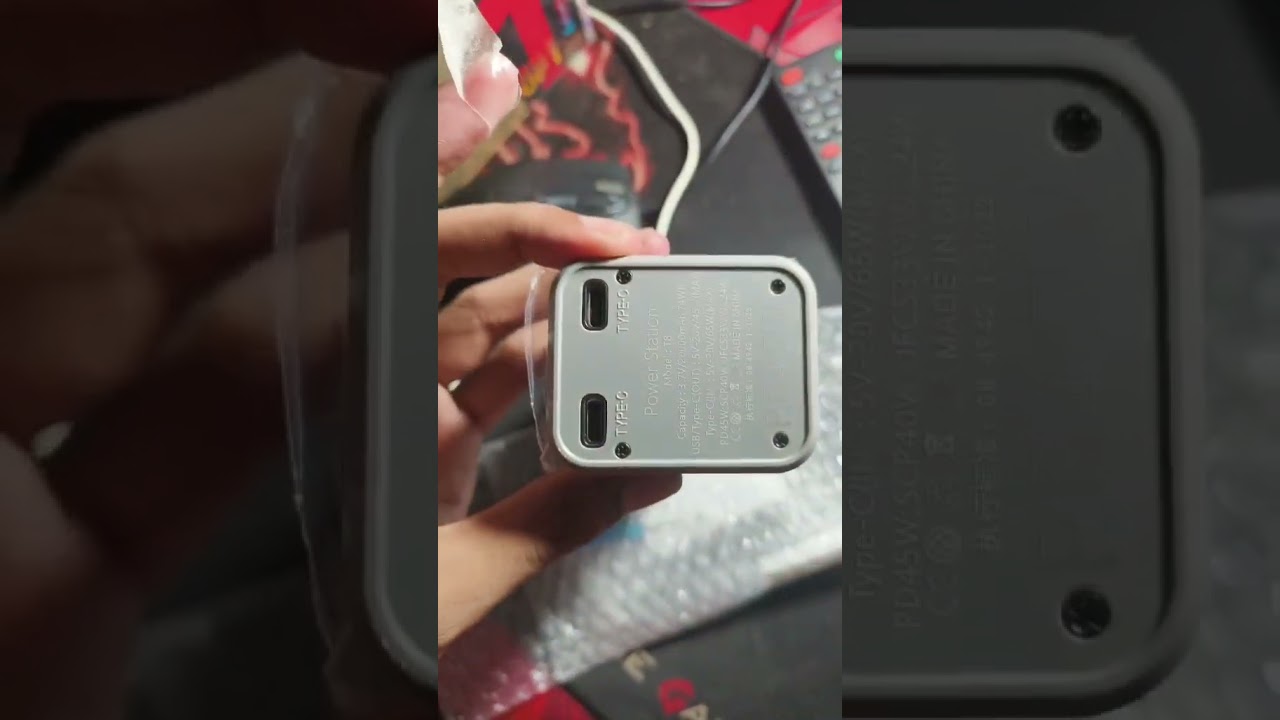 Power Station T8 20000mah 45w Fast Charger - Transparent