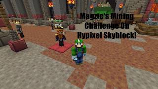 Maxing Minions Part 2:  Mining Challenge Hypixel Skyblock! EP:68