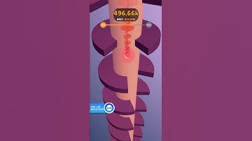 Helix Jump: Level 2614 #helixjump #gaming #mobile #shorts