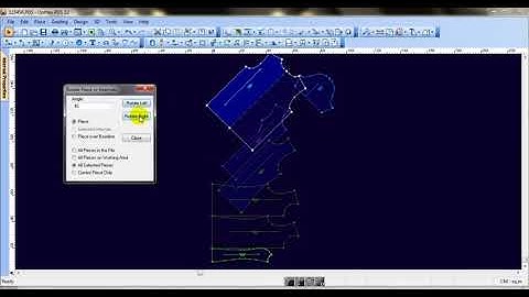 Optitex ND Rotate tool, We can rotate all patterns in one shot by this tool