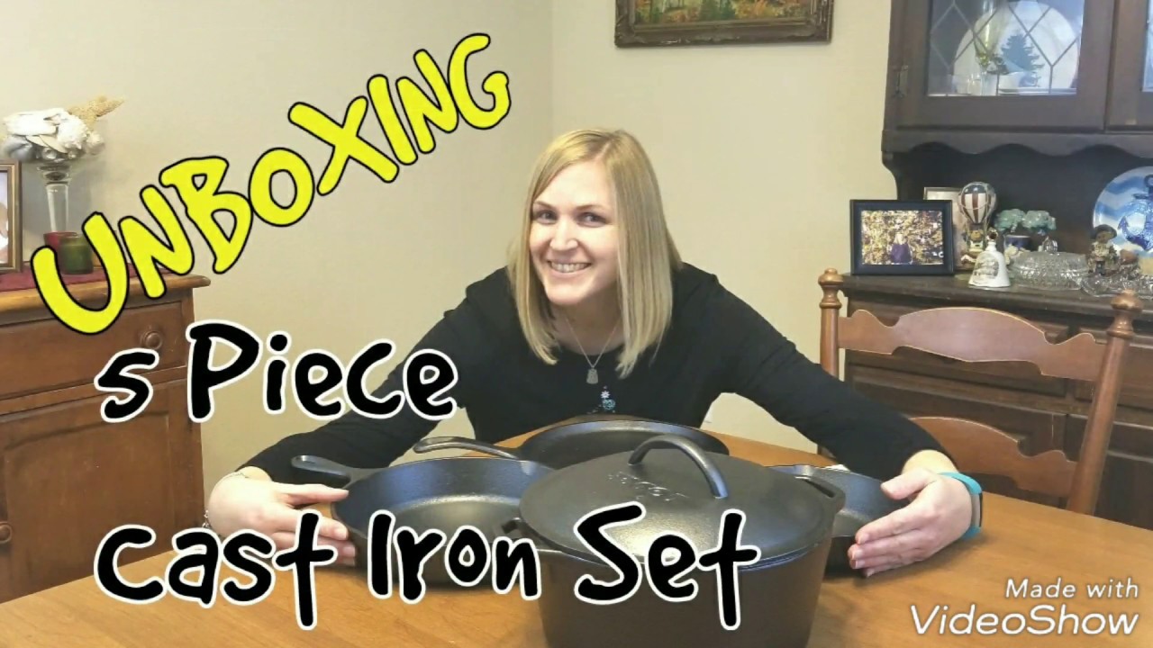 Unboxing Lodge Cast Iron Cookware 
