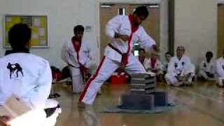 Tae-Kwondo Black Belt Grading - Breaking - Destruction 19th April London UK