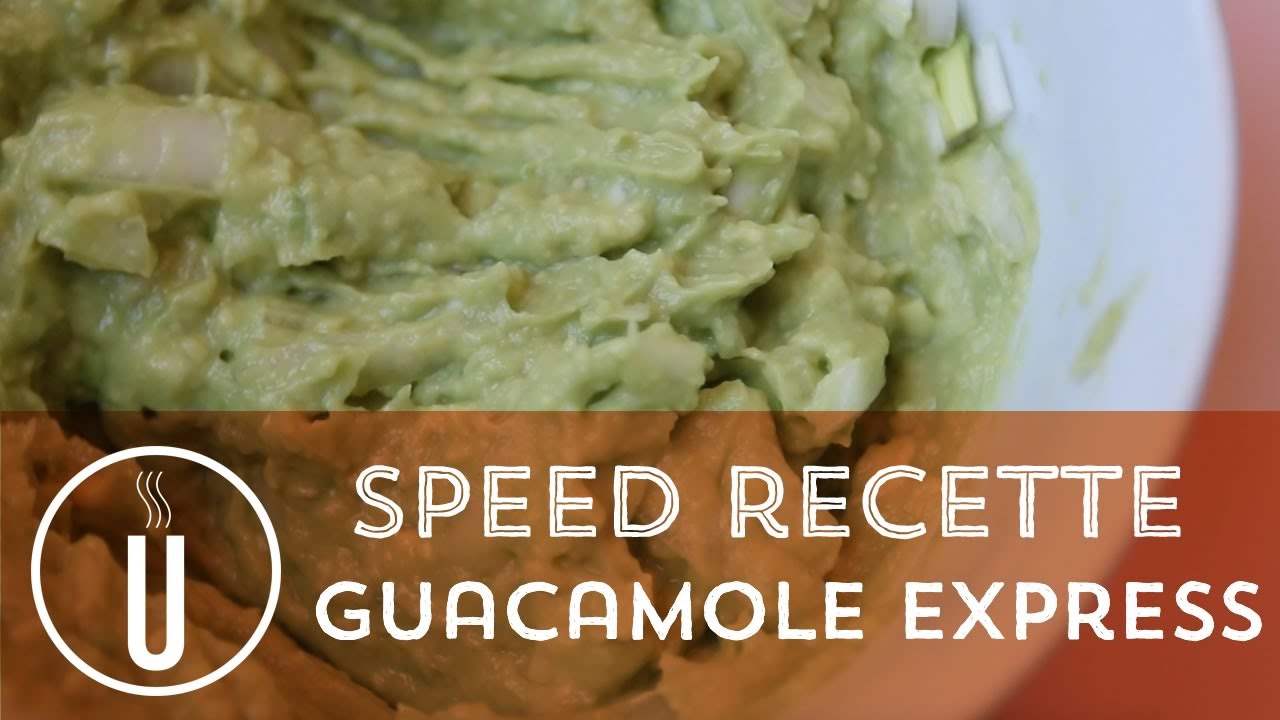 Comment faire du guacamole rapidement ? — Speed Recette YouTube