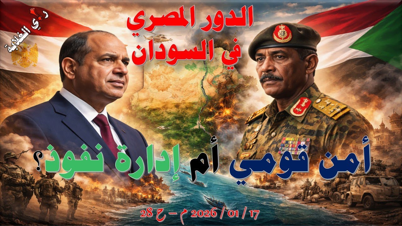 الدور المصري في السودان .. 17 / 01 / 2026م - ح 28