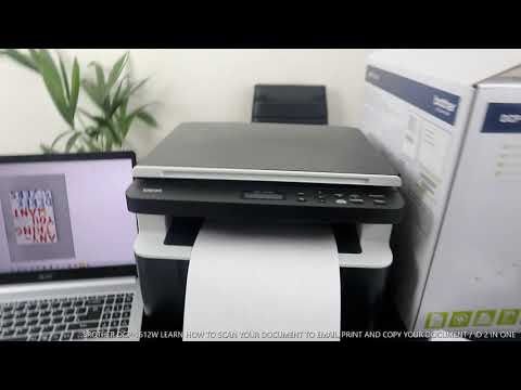 BROTHER DCP-1612W LEARN HOW TO SCAN YOUR DOCUMENT TO EMAIL, PRINT AND COPY YOUR DOCUMENT / ID 2 IN 1