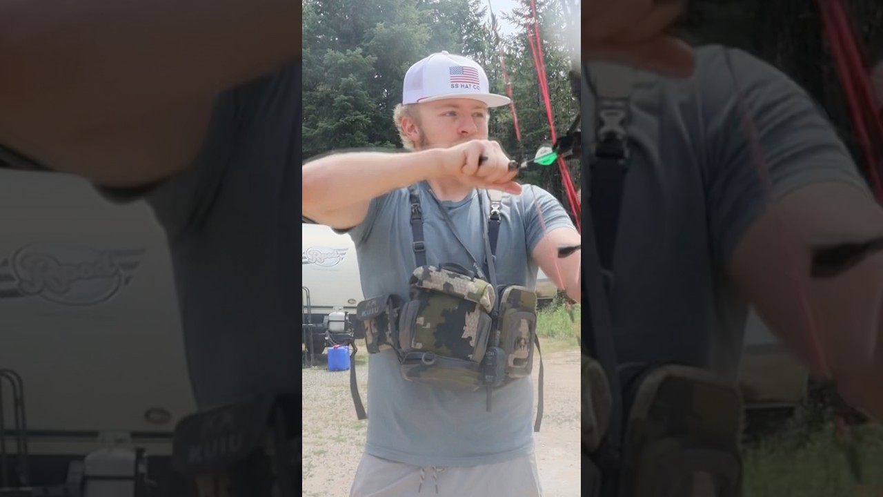 Have yall been shooting?! #mathews #v3 #archery #easton #redline #gas #vortex #kuiu #shorts #trufire