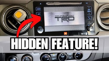 CUSTOMIZED Tacoma Screen Image - Hidden Feature!