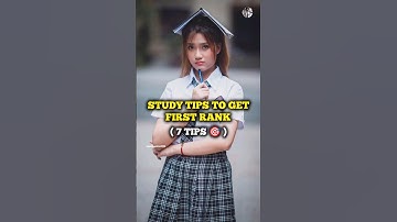 Study Tips to Get first Rank 🎯📚 || 7 Tips ❤️‍🔥|| #study #topper #school #students #shorts