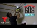 SOS Salva Mi Casa 2 | Video: Instalación de techo de madera | Telemundo