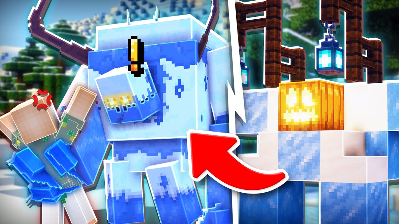 Minecraft'ta YENİ GOLEMLERE KARŞI HAYATTA KALDIM!