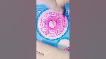 How many rotations did the pen make in total? ?? #spirograph #2024 #shorts