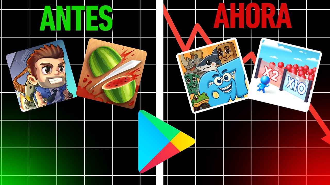 La decadencia de los juegos móviles (de joyas a basura)