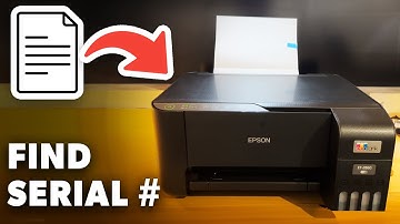 How to find the Serial number on Epson Ecotank ET 2860
