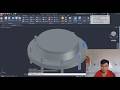 AutoCAD 3D Tutorial  How to Design a Weld Neck Flange PART 02