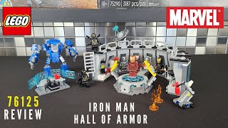 Lego Marvel Iron Man Hall Of Armor 76125 Review... One Of The Best Marvel Sets Ever Made?