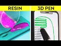 Epoxy Resin Vs. 3D Pen || Amazing Crafts