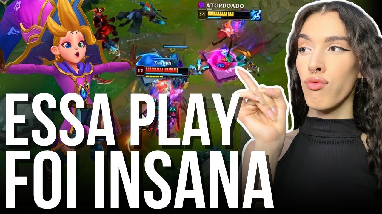 ESSA PLAY DE ZOE FOI HISTÓRICA !! - Mono Zoe League of Legends