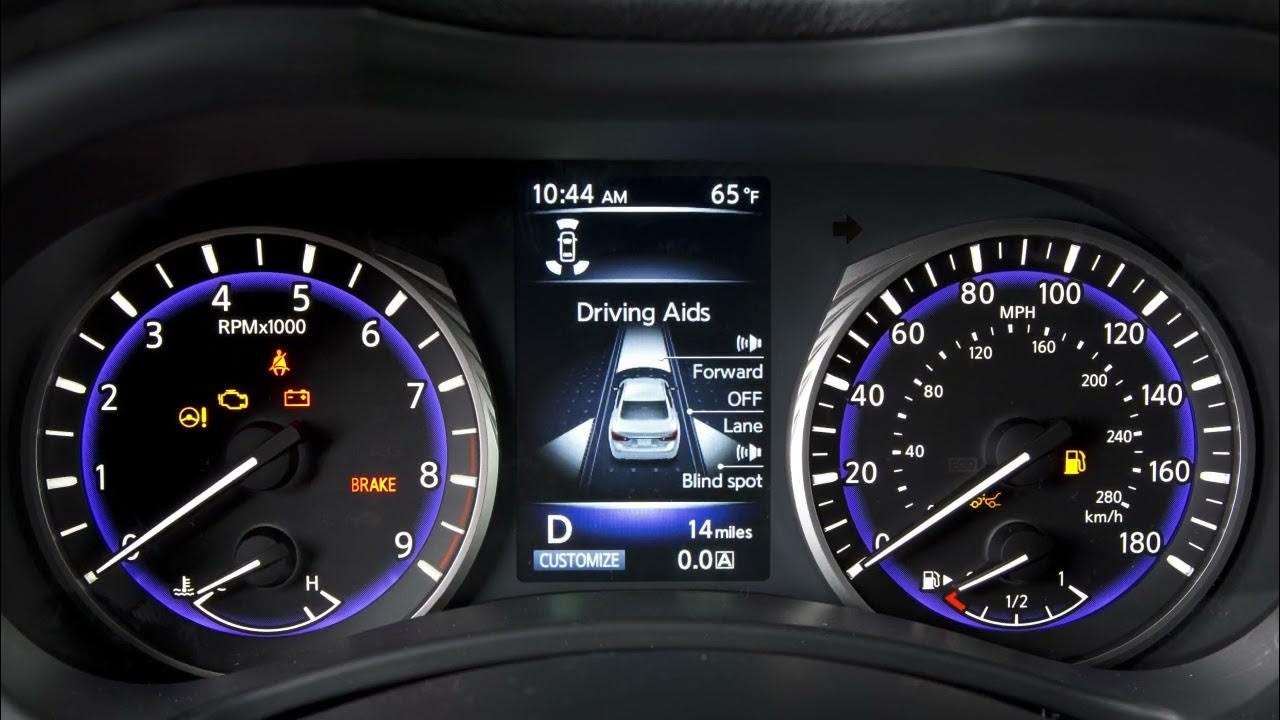 2023 INFINITI Q50 Warning and Indicator Lights YouTube