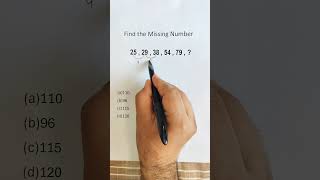 Find the missing Number . #csat  #shorts #reasoning #maths #exam #upsc #ssc @SinghMathematician