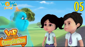 தமிழ் கதை | Vir The Robot Boy | Compilation 05 | WowKidz தமிழ்