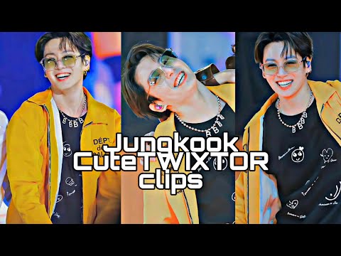 Jungkook CUTE TWIXTOR clips (Give credits) ✨
