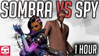 Sombra vs Spy Rap Battle 1 HOUR by JT Music (Overwatch vs TF2)