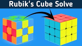 LEARN HOW TO SOLVE 3X3 RUBIK'S CUBE IN LESSTHAN 1 MINUTE | training day 22
