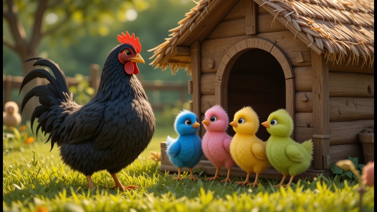 5 Little Chicks Song | Cute Nursery Rhyme for Kids Song - YouTube
