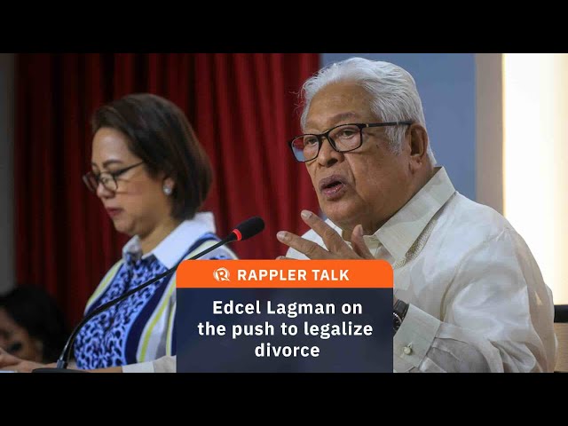 Rappler Talk: Edcel Lagman on the push to legalize divorce class=