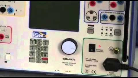 Circuit Breaker Testing with ISA CBA1000 Part 1