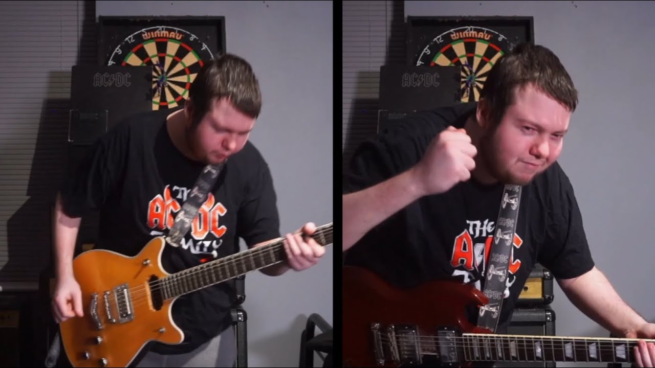 AC/DC - Shoot To Thrill FULL Guitar Cover