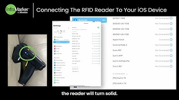 Connecting the TSL 1128 Reader via Bluetooth