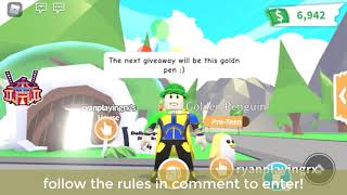Giveaway Adopt Me | ? Giveaway Golden Penguin To Subscribers In Adopt Me | ?| Rules in the comment!