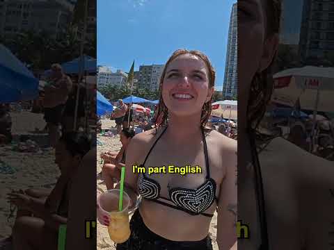 Brazilian girls rizz me at the Beach! 🇧🇷