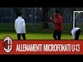 Milan Next: l'allenamento microfonato dei ragazzi dell'Under 13 rossonera