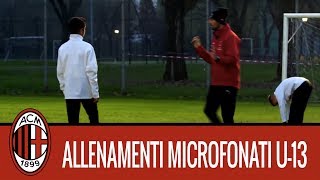 Milan Next: l'allenamento microfonato dei ragazzi dell'Under 13 rossonera