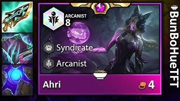 [Full] TFT Spell Casting Ahri Carry 8 Arcanist Team Comp! TFT 6.5 Ahri | TFT PBE Set 6.5
