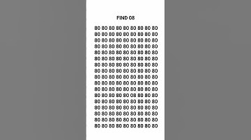 Observation Brain Challenge_ Only 5% of Highly Observational People Can Trace 28 in 5 Secs #shorts