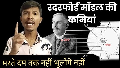 रदरफोर्ड मॉडल की कमियां - Rutherford Model #rutherfordatomicmodel