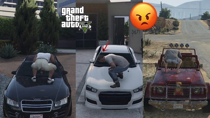 What Happens If You Poop On Michael,Trevor And Franklin's Car In GTA V? (Funny Moments)
