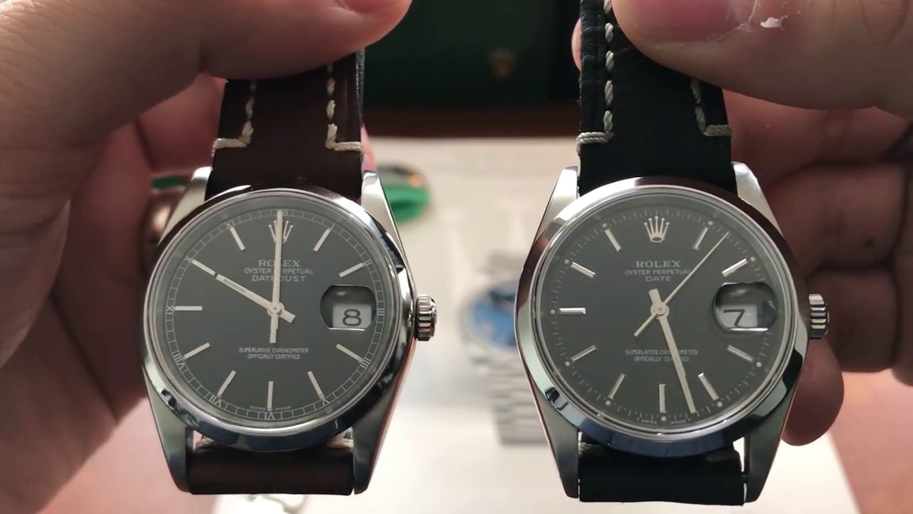 difference rolex date and datejust