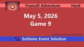 FreeCell Mini Game #9 | May 5, 2026 Event | Hard