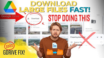 Google Drive FIX: Download Big Files Without Zipping