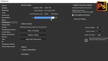 How to adjust ram usage as we need in photoshop #shorts