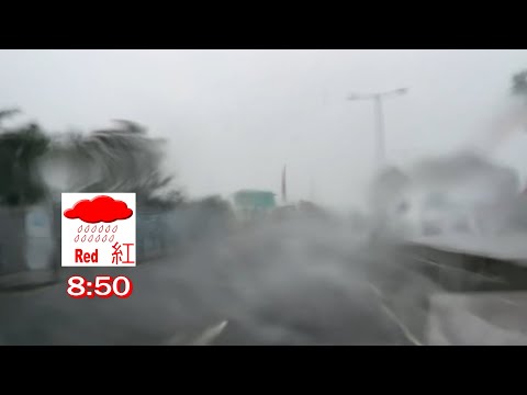 今年首個紅色暴雨警告 500年一遇暴雨再臨香江